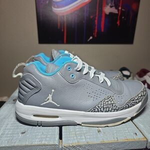 Jordan After Game Stealth Gray and Blue Sneakers Pre-owned